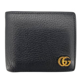 グッチ GUCCI GGマーモント 二つ折り財布 428725 ブラック レザー メンズ 二つ折り財布