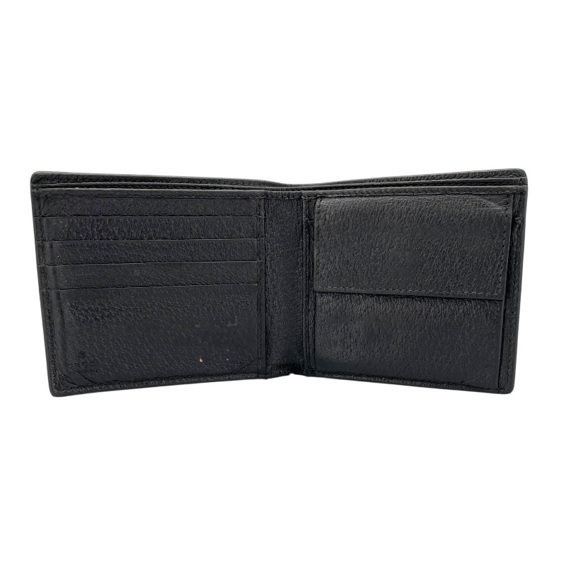 グッチ GUCCI GGマーモント 二つ折り財布 428725 ブラック レザー メンズ 二つ折り財布