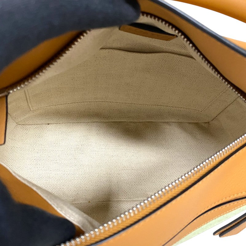 ロエベ LOEWE パズルバッグ スモール タン×マルチカラー カーフ パイソン レディース ハンドバッグ ショルダーバッグ