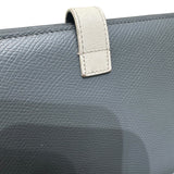 セリーヌ CELINE ラージストラップウォレット グレー・アイボリー カーフスキン レディース 長財布