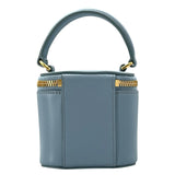 セリーヌ CELINE ミニ バニティケース キュイルトリオンフ 10J763 ライトブルー スムースカーフ レディース ショルダーバッグ