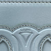 セリーヌ CELINE ミニ バニティケース キュイルトリオンフ 10J763 ライトブルー スムースカーフ レディース ショルダーバッグ