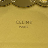 セリーヌ CELINE ミニ クロード 10I513 イエロー スムースカーフレザー レディース ショルダーバッグ