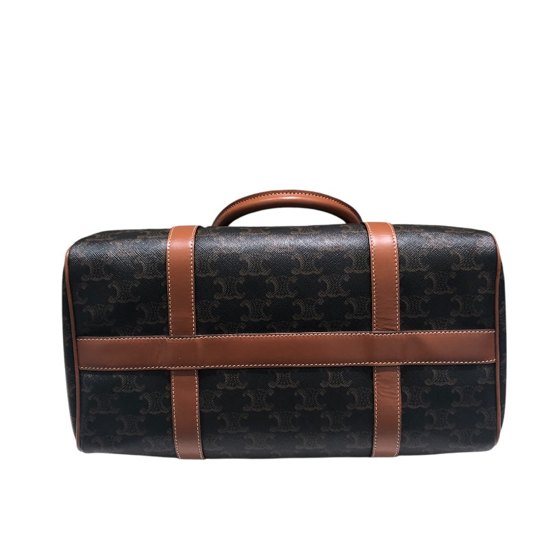 セリーヌ CELINE ラージボストン ブラウン トリオンフキャンバス/タン