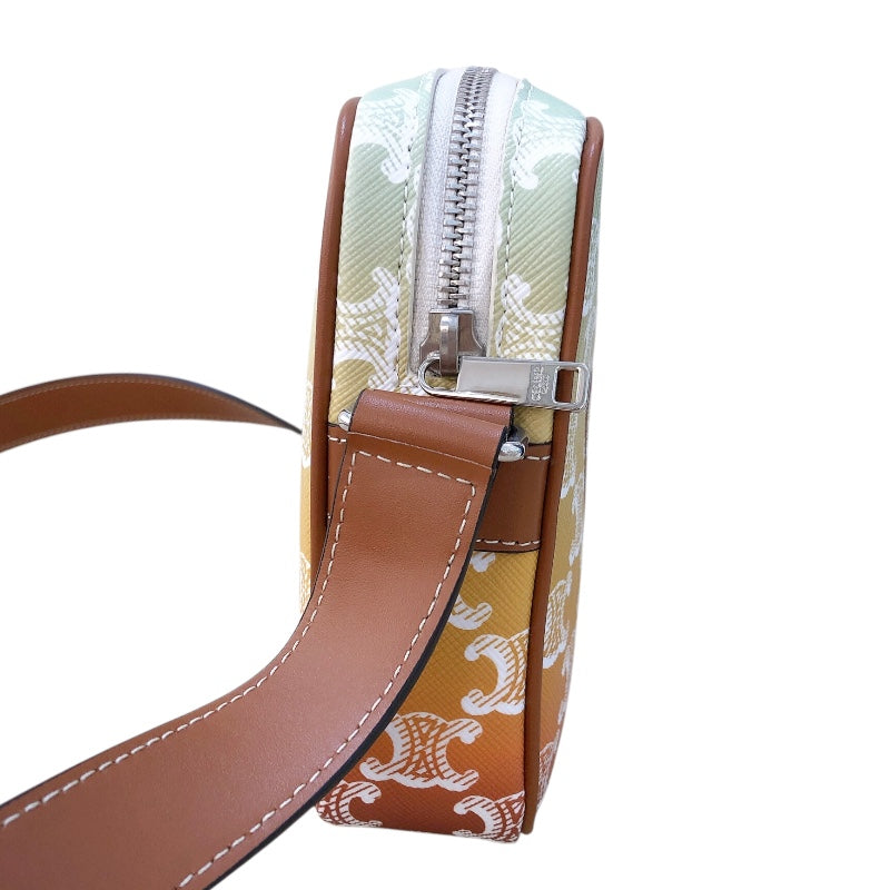 セリーヌ CELINE ミディアム メッセンジャーバッグ 194502 グラデーション トリオンフキャンバス レディース ショルダーバッグ