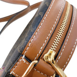 グッチ GUCCI トリオンフラウンドパース 10G342 タン/ゴールド金具 トリオンフキャンバス レディース トートバッグ