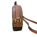 グッチ GUCCI トリオンフラウンドパース 10G342 タン/ゴールド金具 トリオンフキャンバス レディース トートバッグ