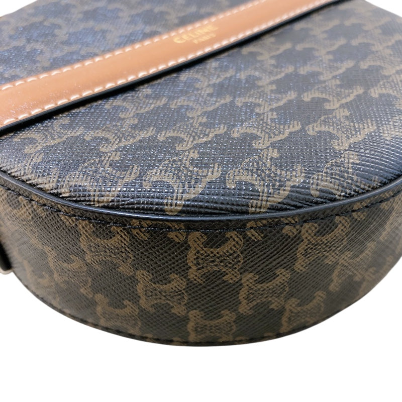 グッチ GUCCI トリオンフラウンドパース 10G342 タン/ゴールド金具 トリオンフキャンバス レディース トートバッグ