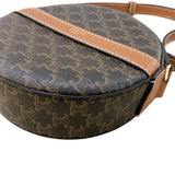 グッチ GUCCI トリオンフラウンドパース 10G342 タン/ゴールド金具 トリオンフキャンバス レディース トートバッグ