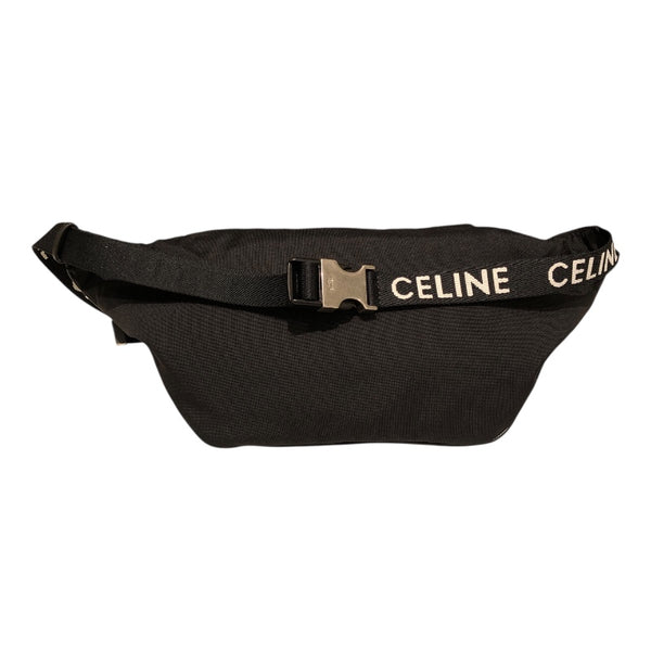 セリーヌ CELINE トレッキングベルトバッグ 198682 ブラック ナイロン ユニセックス ボディバッグ