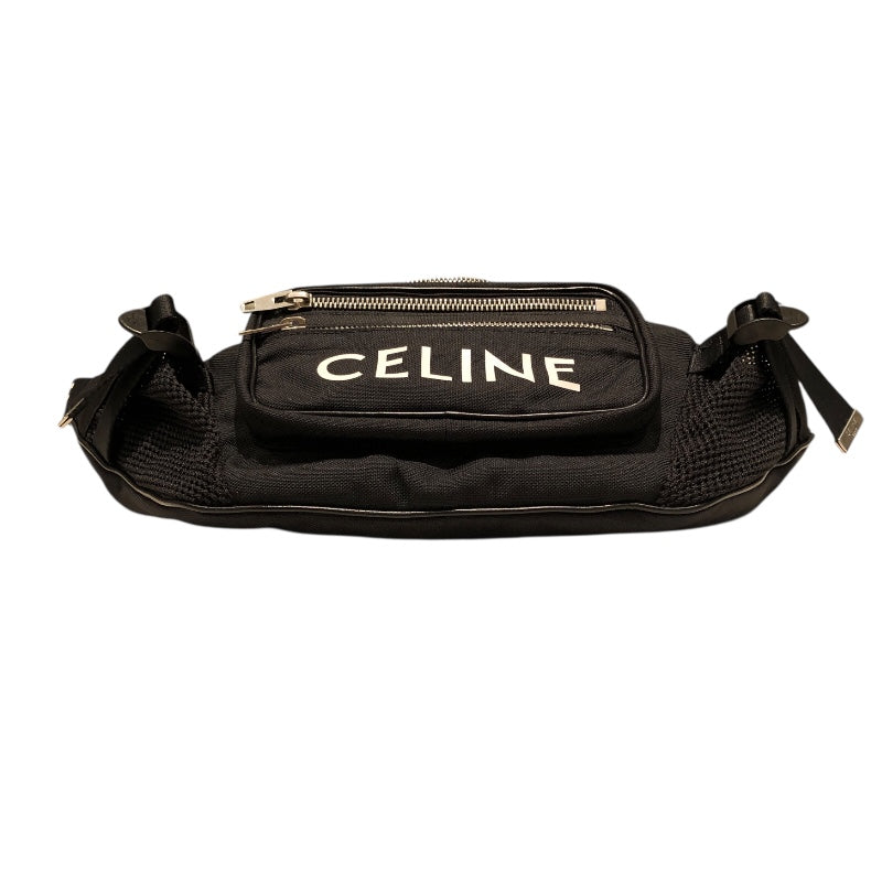 セリーヌ CELINE トレッキングベルトバッグ 198682 ブラック ナイロン ユニセックス ボディバッグ