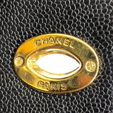 シャネル CHANEL マドモアゼルトップハンドルバッグ ブラック　ゴールド金具 キャビアスキン レディース ハンドバッグ
