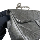 シャネル CHANEL ミニマトラッセ20 A69900 シルバー　シルバー金具 レザー レディース ショルダーバッグ