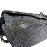シャネル CHANEL ミニマトラッセ20 A69900 シルバー　シルバー金具 レザー レディース ショルダーバッグ