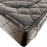 シャネル CHANEL パリ限定 フラップバッグ ブラック ラムスキン レディース ショルダーバッグ