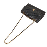 シャネル CHANEL パリ限定 フラップバッグ ブラック ラムスキン レディース ショルダーバッグ