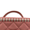 シャネル CHANEL CCフィグリースモールヴァニティバッグ A93342 27番台 ピンクｘホワイト SV金具 キャビアスキン レディース ショルダーバッグ