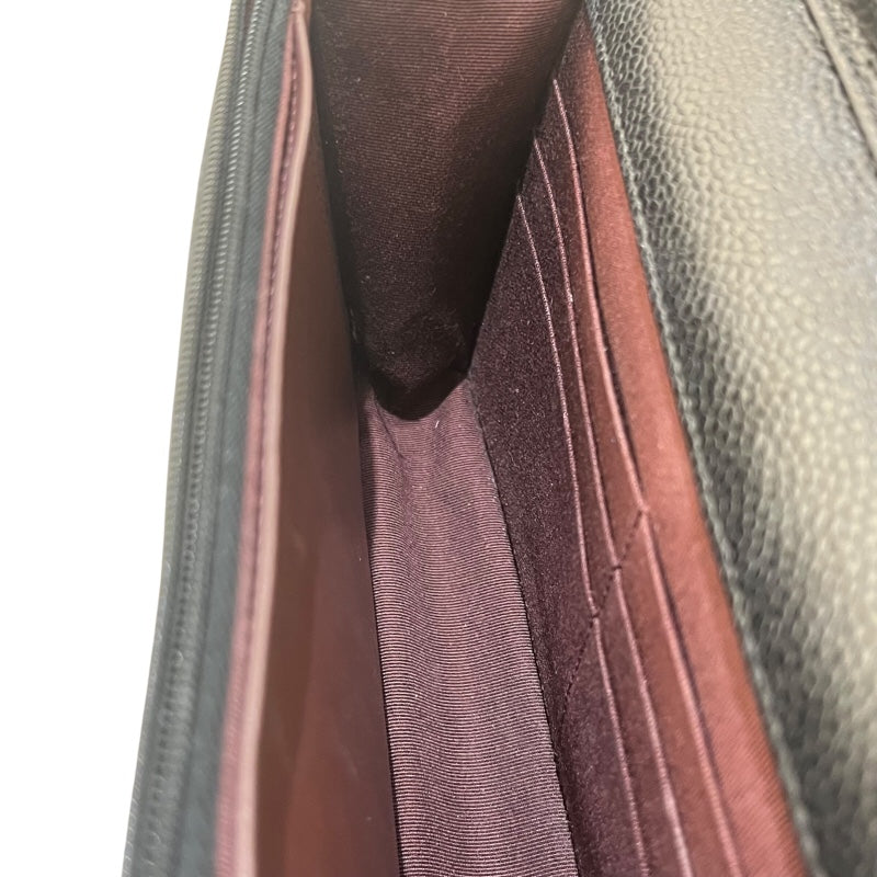 シャネル CHANEL マトラッセ チェーンウォレット AP0250 30番台 ブラック ゴールド金具 キャビアスキン レディース ショルダーバッグ
