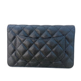 シャネル CHANEL マトラッセ チェーンウォレット AP0250 30番台 ブラック ゴールド金具 キャビアスキン レディース ショルダーバッグ