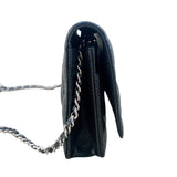 シャネル CHANEL マトラッセ チェーンウォレット AP0250 30番台 ブラック ゴールド金具 キャビアスキン レディース ショルダーバッグ