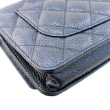 シャネル CHANEL マトラッセ チェーンウォレット AP0250 30番台 ブラック ゴールド金具 キャビアスキン レディース ショルダーバッグ