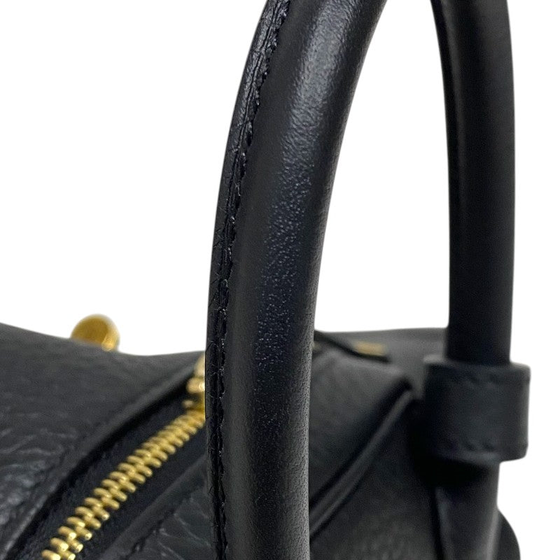 エルメス HERMES リンディミニ W刻 ブラック ゴールド金具 トリヨンクレマンス レディース ショルダーバッグ