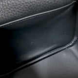 エルメス HERMES リンディミニ W刻 ブラック ゴールド金具 トリヨンクレマンス レディース ショルダーバッグ