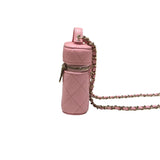 シャネル CHANEL マトラッセスモールヴァニティーバッグ AP2503 ピンク　ゴールド金具 キャビア レディース ショルダーバッグ