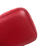 シャネル CHANEL マトラッセ バニティ ショルダーバッグ AP1341 レッド ゴールド金具 キャンビアスキン レディース ショルダーバッグ