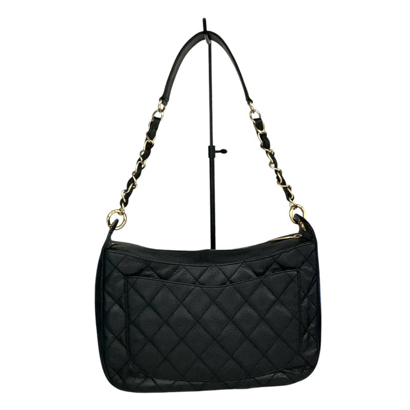 シャネル CHANEL ココマーク　セミショルダーバッグ A20993 ブラック キャビアスキン レディース ハンドバッグ
