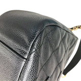 シャネル CHANEL ココマーク　セミショルダーバッグ A20993 ブラック キャビアスキン レディース ハンドバッグ