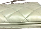 シャネル CHANEL マトラッセ　スモールフラップバッグ セージ ラムスキン レディース ショルダーバッグ