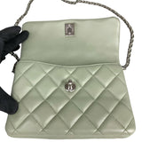 シャネル CHANEL マトラッセ　スモールフラップバッグ セージ ラムスキン レディース ショルダーバッグ