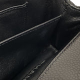 シャネル CHANEL マトラッセ スモールフラップ ブラック シルバー金具 キャビアスキン レディース ショルダーバッグ