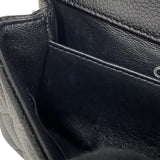 シャネル CHANEL マトラッセ スモールフラップ ブラック シルバー金具 キャビアスキン レディース ショルダーバッグ