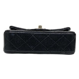 シャネル CHANEL マトラッセ スモールフラップ ブラック シルバー金具 キャビアスキン レディース ショルダーバッグ