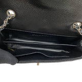 シャネル CHANEL マトラッセ スモールフラップ ブラック シルバー金具 キャビアスキン レディース ショルダーバッグ