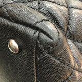 シャネル CHANEL ココハンドル32 A92992 ブラック/シルバー金具 キャビアスキン レディース ハンドバッグ