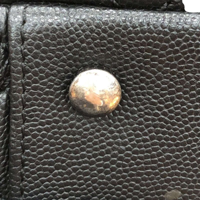 シャネル CHANEL ココハンドル32 A92992 ブラック/シルバー金具 キャビアスキン レディース ハンドバッグ