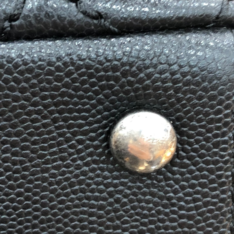 シャネル CHANEL ココハンドル32 A92992 ブラック/シルバー金具 キャビアスキン レディース ハンドバッグ