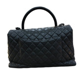 シャネル CHANEL ココハンドル32 A92992 ブラック/シルバー金具 キャビアスキン レディース ハンドバッグ