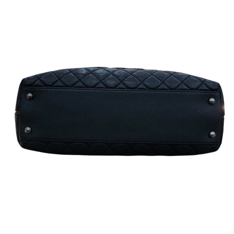シャネル CHANEL ココハンドル32 A92992 ブラック/シルバー金具 キャビアスキン レディース ハンドバッグ