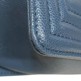 シャネル CHANEL ボーイシャネル25 A67086 25番台 ブルー ゴールド金具 キャビアスキン レディース ショルダーバッグ