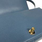 シャネル CHANEL ボーイシャネル25 A67086 25番台 ブルー ゴールド金具 キャビアスキン レディース ショルダーバッグ