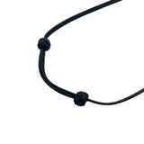 エルメス HERMES トンキンネックレス ブラック×ブラウン ラッカー/ヴァッファローホーン レディース ネックレス