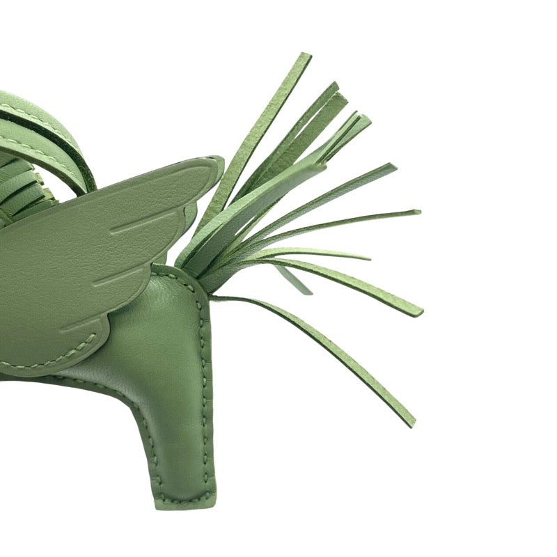 HERMES　エルメス　ペガサスPM　チャーム　キーホルダー　緑　グリーン ロデオ チャーム ペガサス PM ヴェールモワイヤン グリーン 緑