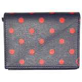 グッチ GUCCI ホースピット1955 カードケースウォレット 621887 ネイビー レザー レディース 二つ折り財布