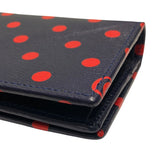 グッチ GUCCI ホースピット1955 カードケースウォレット 621887 ネイビー レザー レディース 二つ折り財布