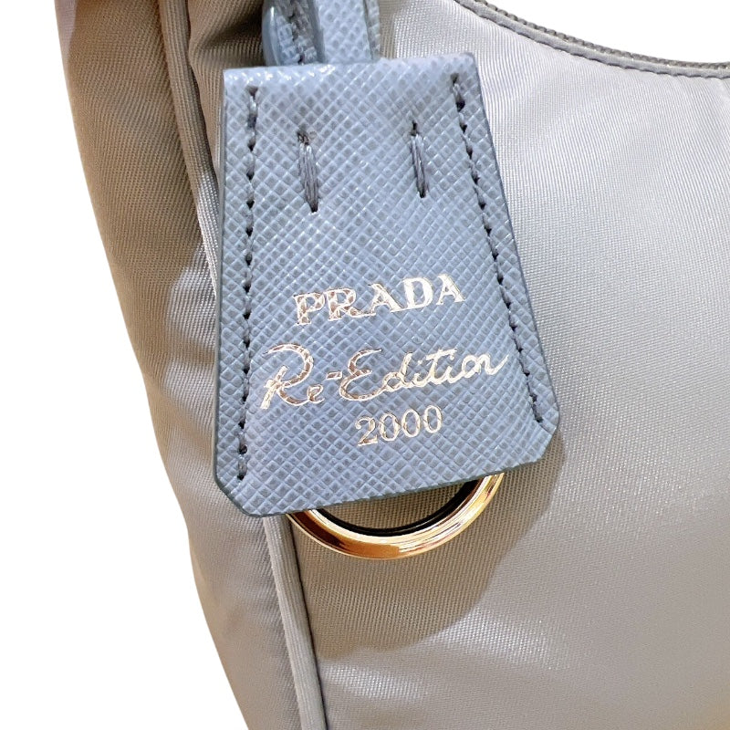 プラダ PRADA Re-Edition2000 ミニバッグ 1NE515 アイスブルー シルバー金具 ナイロン レディース ショルダーバッグ