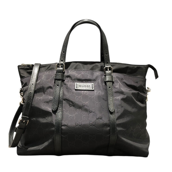 グッチ GUCCI GGナイロントートバッグ 510332 ブラック GGナイロン レディース トートバッグ